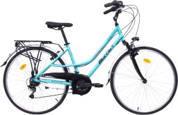 Women's city bike BOTTARI VENEZIA, size 19, turquoise.