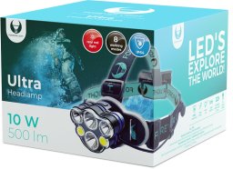 Latarka LED czołowa 10W 2xT6 10W  XP-E 2x 3W 500lm