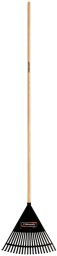 FISKARS SOLID WOOD fan rake, 20 teeth, 43 cm, for leaves