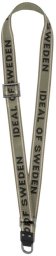 Ideal of Sweden Smycz parciana Khaki standard