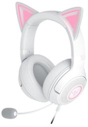 Razer Ausinės | Kraken Kitty V2 | su laidu | Over-ear | Mikrofonas | Noise canceling | Baltas