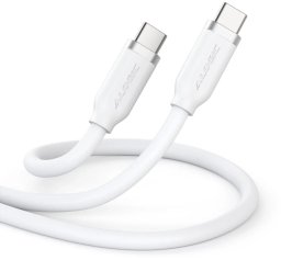 Kabel USB Alogic USB-C - USB-C 1m Biały (ELSI5U2CCWH1)
