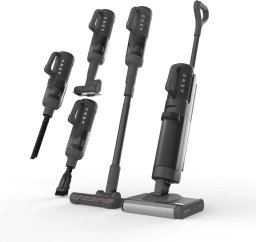 Aeno Cordless Transformer Vacuum Cleaner  Wet and Dry cleaning  200W  4000mAh; 14kPa; 21 6V  2 rollers  autocleaning and drying