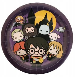 Talerzyki Papierowe Jednorazowe URODZINY - HARRY POTTER - śr. 18cm - 10 szt