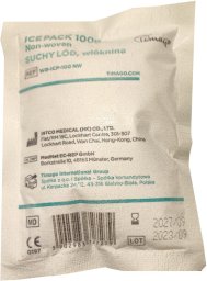 Suchy lód, okład chłodzący 100g na stłuczenia, siniaki, obrzęki
