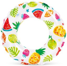 Koło dmuchane do pływania z nadrukiem o średnicy 61 cm INTEX 59241 OWOCE
