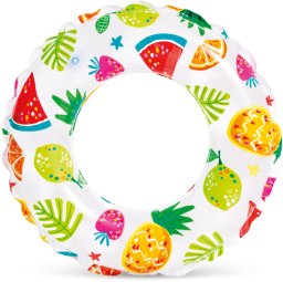 Koło dmuchane do pływania z nadrukiem o średnicy 51 cm INTEX 59230 OWOCE