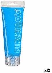 Farba akrylowa Pincello Neon Niebieski 120 ml (12 Sztuk)