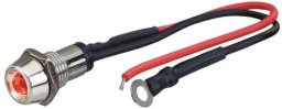 Światło LED Foliatec FT33143 Czerwony (10 mm)
