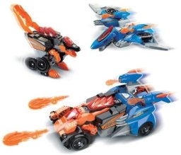 Super Robot składający się Vtech Switch & Go Dinos Combo: SUPER SPINO-DACTYL 2 IN 1 Dinozaur