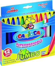  Carioca Flamastry Jumbo 12 kolorów bls CARIOCA - 134328