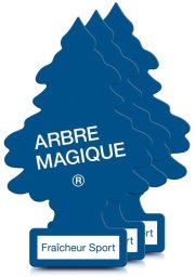 Odświeżacz powietrza do samochodu Arbre Magique Sport Sosna Pomarańczowy (3 Sztuk)