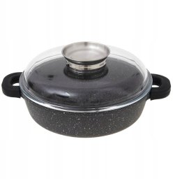 PATELNIA OD 2056 CZARNA 24 CM ESELA GŁĘBOKA