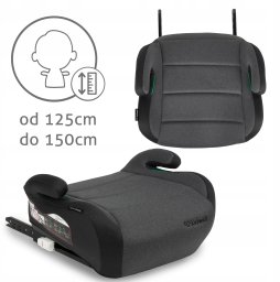 KIDWELL FOTELIK BOSTER PODSTAWKA OVAN BLACK-GREY 5906601700620
