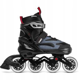 Rolki Movino Cruzer Two rekreacyjne regulowane czarno-niebieskie r. 38-41