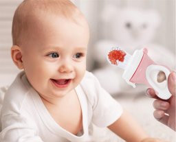 PRIMABOBO BABYJEM SMOCZEK DO WARZYW I OWOCÓW RÓŻOWY 8681049216007