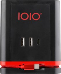 Olympia Steckdosenwürfel IOIO SW 1000, schwarz