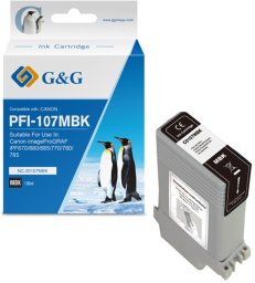 Tusz G&G G&G kompatybilny ink / tusz z PFI107MBK, NC-00107MBK, 6704B001, matte black, 130ml