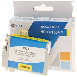 Tusz G&G G&G kompatybilny ink / tusz z C13T13044012, NP-R-1304Y, yellow, 765s