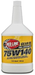 Olej do Skrzyni Biegów ze Sprzęgłem Red Line REDL57919 75W140 946 ml