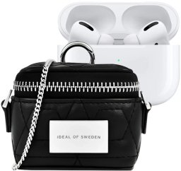 Ideal of Sweden Poppy AirPods Zip Bag Quilted Black uniwersalne