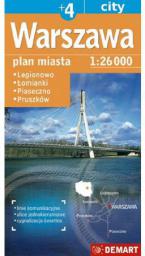  Plan miasta Warszawa +4 1:26 000