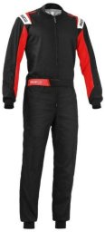 Kombinezon Wyścigowy Sparco ROOKIE Czarny/Czerwony Dziecko 130 cm
