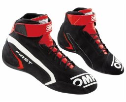 Buty Rajdowe OMP FIRST Czarny/Czerwony 42