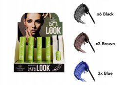 CONSTANCE CARROLL Zestaw - Mascara 12 x Cat`s (6xBlack + 3xBlue + 3xBrown)