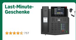 Telefon GEQUDIO Gequdio High-End Telefon IP GZ-8 z zasilaczem z wyświetlaczem dotykowym