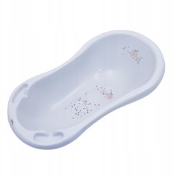 MALTEX - WANNA 100CM WIELORYB MINIMAL     SATYNOWY BŁĘKIT