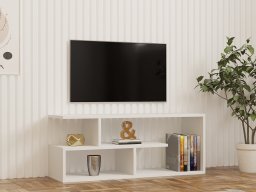 TV staliukas Asir, 100x40x29,6 cm, baltas