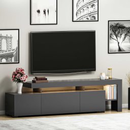 TV stalas Asir Beliz, pilkas