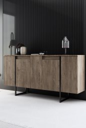 Komoda Kalune Design Luxe, ruda/juoda