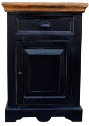 Komoda Korsika, mango mediena/juoda/medus