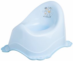 Maltex Nocnik z gumkami antypoślizgowymi i z pozytywką Zebra niebieski (6562_35)