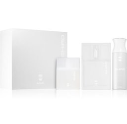 Rinkinys Ajmal Shiro vyrams: kvapusis vanduo EDP, 90 ml + dušo želė, 225 ml + dezodorantas, 200 ml + balzamas po skutimosi, 50 ml