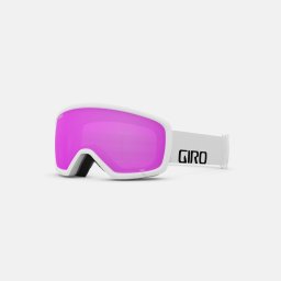 Gogle zimowe juniorskie GIRO STOMP WHITEWORDMARK (szyba AMBER PINK 19-42% S2) (NEW 2024/2025)