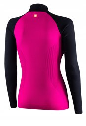 LS1352W Bluza damska ATHLETIC fuksjowy/czarny XL