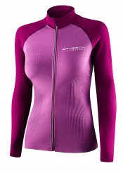 LS1352W Bluza damska ATHLETIC wrzosowy/śliwkowy S
