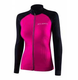 LS1352W Bluza damska ATHLETIC fuksjowy/czarny S