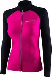 LS1352W Bluza damska ATHLETIC fuksjowy/czarny L