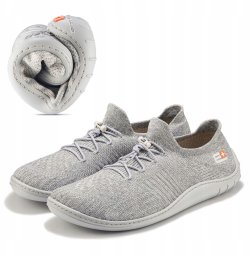 SH5003M Buty męskie Barefoot Merino jasnoszary/szary 44