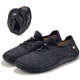 SH5003M Buty męskie Barefoot Merino grafitowy/czarny 47