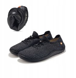 SH5003M Buty męskie Barefoot Merino grafitowy/czarny 44