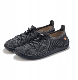 SH5004W Buty damskie Barefoot Merino grafitowy/czarny 41