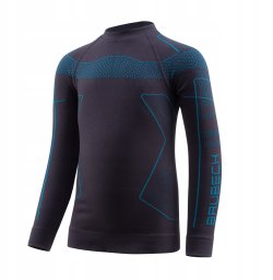 LS1611K Bluza dziecięca THERMO KIDS grafitowy/niebieski 104/110