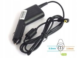 Energy4U CA03 19V / 2.1A (5.5x3.0mm + PIN) 40W, zasilacz samochodowy do netbooka Samsung
