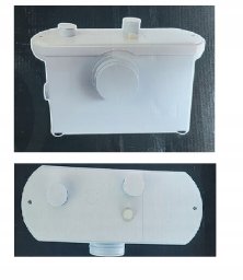 MAC_600 / MALECPOMPY / POMPA TOALETOWA 600W / AUTOMATYCZNA PRZEPOMPOWNIA ŚCIEKÓW Z ROZDRABNIACZEM (MOŻLIWOŚĆ PODŁĄCZENIA WC ORAZ 2 DODATKOWYCH URZĄDZEŃ), PODNOSZENIE 6,5M, MAX 140L/MIN