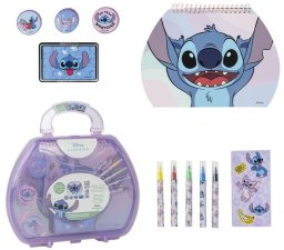 Zestaw Papeterii Stitch Liliowy 11 Części
